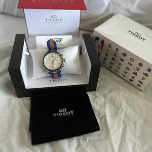 BRAND NEW Tissot Men's Quickster New York Knicks NBA Chronograph Watch